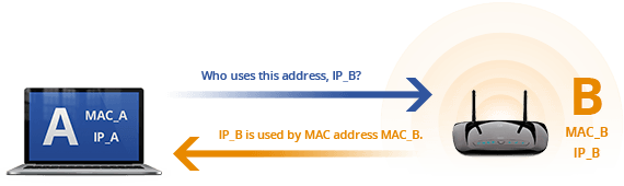 arp cache diagram