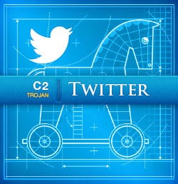 twitter C2 trojan