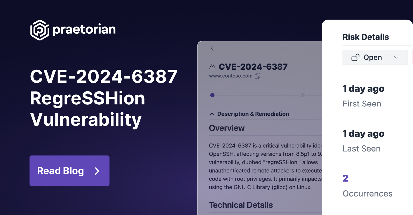 CVE-2024-6387: RegreSSHion Vulnerability | Praetorian